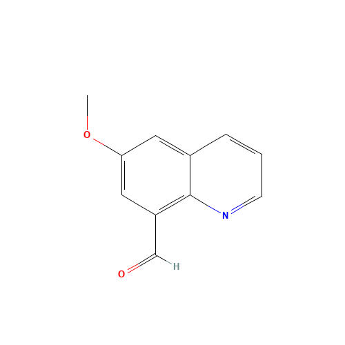 6-methoxyquinoline-8-carbaldehyde (CAS: 1268520-98-4) - Chemical Structure and Molecular Formula 