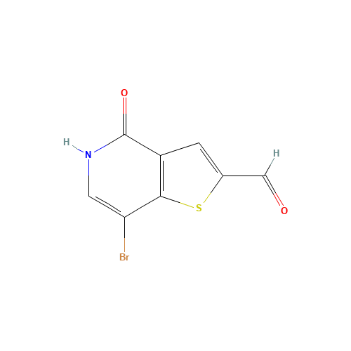 7-bromo-4-oxo-5H-thieno[3,2-c]pyridine-2-carbaldehyde (CAS: 1610520-28-9) - Related Chemical Product