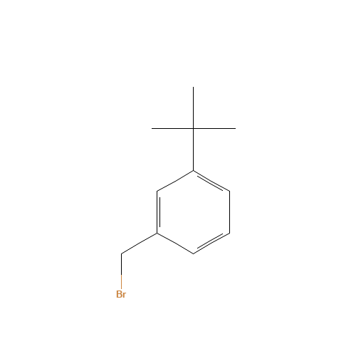 1-(bromomethyl)-3-tert-butylbenzene (CAS: 102405-32-3) - Chemical Structure and Molecular Formula 