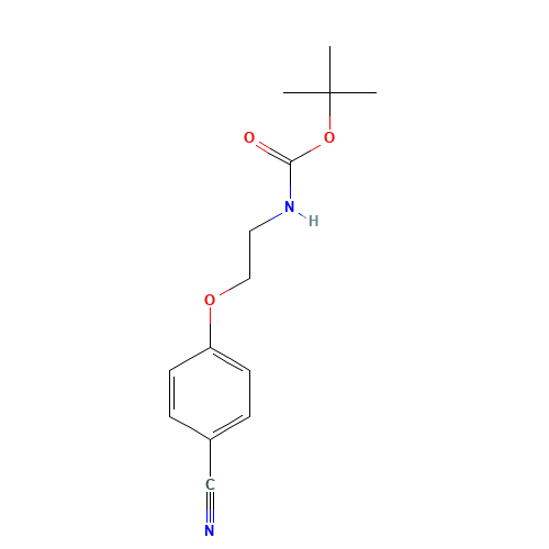 tert-butyl N-[2-(4-cyanophenoxy)ethyl]carbamate (CAS: 919085-52-2) - Related Chemical Product