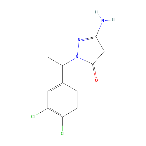 5-amino-2-[1-(3,4-dichlorophenyl)ethyl]-4H-pyrazol-3-one (CAS: 55294-15-0) - Related Chemical Product