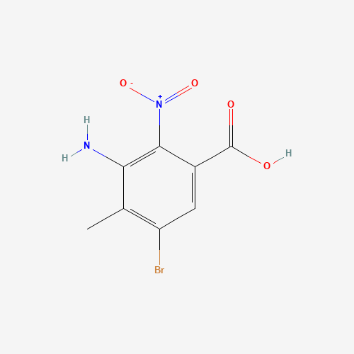 3-amino-5-bromo-4-methyl-2-nitrobenzoic acid (CAS: 34545-22-7) - Related Chemical Product