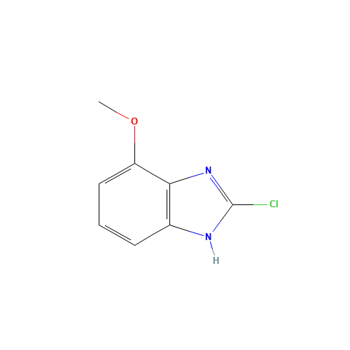 2-chloro-4-methoxy-1H-benzimidazole (CAS: 15965-58-9) - Chemical Structure and Molecular Formula 