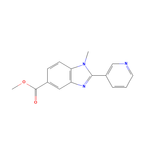 methyl 1-methyl-2-pyridin-3-ylbenzimidazole-5-carboxylate (CAS: 1356481-37-2) - Related Chemical Product