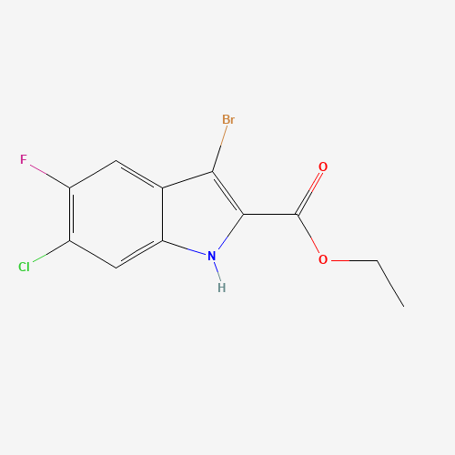 ethyl 3-bromo-6-chloro-5-fluoro-1H-indole-2-carboxylate (CAS: 1245644-30-7) - Related Chemical Product