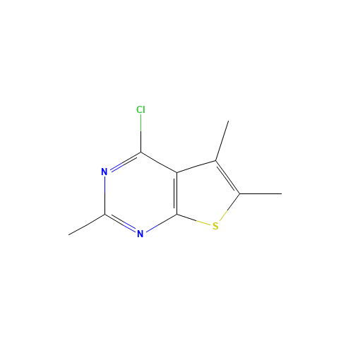 4-chloro-2,5,6-trimethylthieno[2,3-d]pyrimidine (CAS: 83548-58-7) - Related Chemical Product