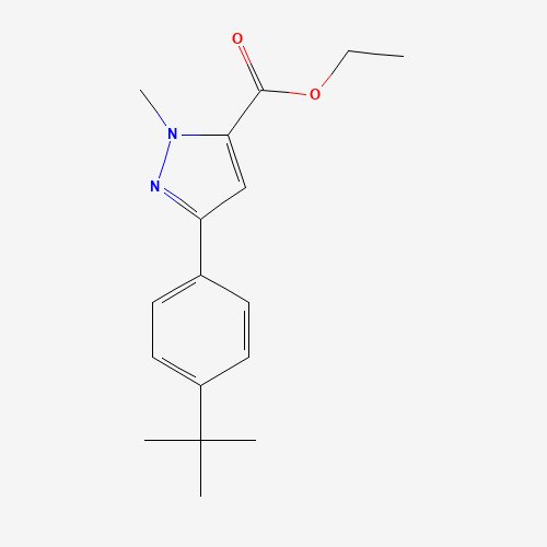 ethyl 5-(4-tert-butylphenyl)-2-methylpyrazole-3-carboxylate (CAS: 852814-94-9) - Related Chemical Product