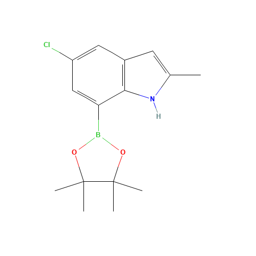 5-chloro-2-methyl-7-(4,4,5,5-tetramethyl-1,3,2-dioxaborolan-2-yl)-1H-indole (CAS: 919119-60-1) - Related Chemical Product
