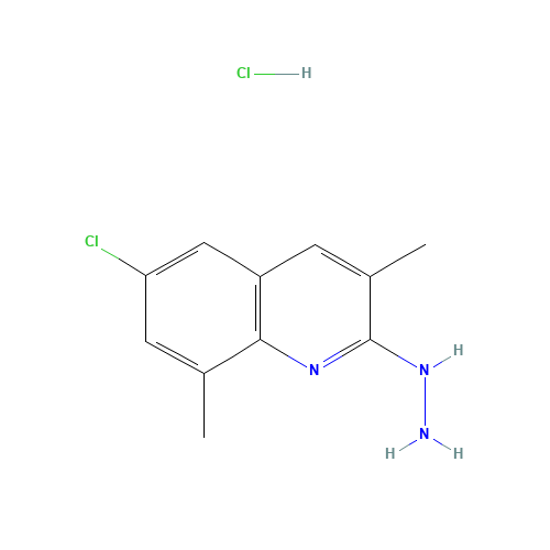 (6-chloro-3,8-dimethylquinolin-2-yl)hydrazine;hydrochloride (CAS: 1017360-76-7) - Related Chemical Product