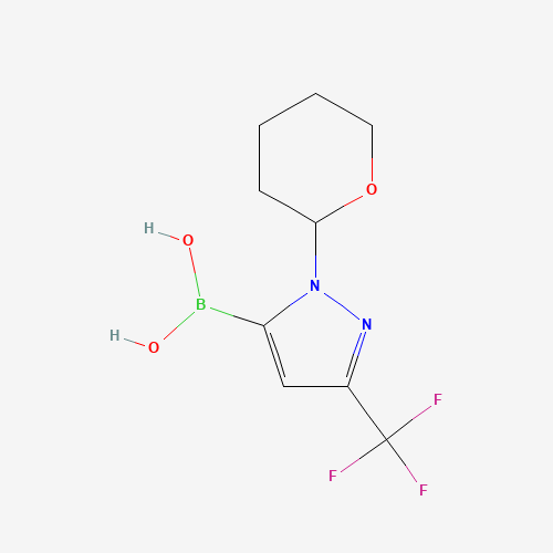[2-(oxan-2-yl)-5-(trifluoromethyl)pyrazol-3-yl]boronic acid (CAS: 1141878-45-6) - Related Chemical Product