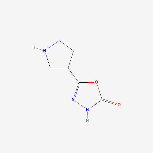 5-pyrrolidin-3-yl-3H-1,3,4-oxadiazol-2-one (CAS: 1225218-66-5) - Related Chemical Product