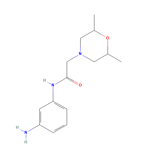 N-(3-aminophenyl)-2-(2,6-dimethylmorpholin-4-yl)acetamide (CAS: 937632-24-1) - Related Chemical Product