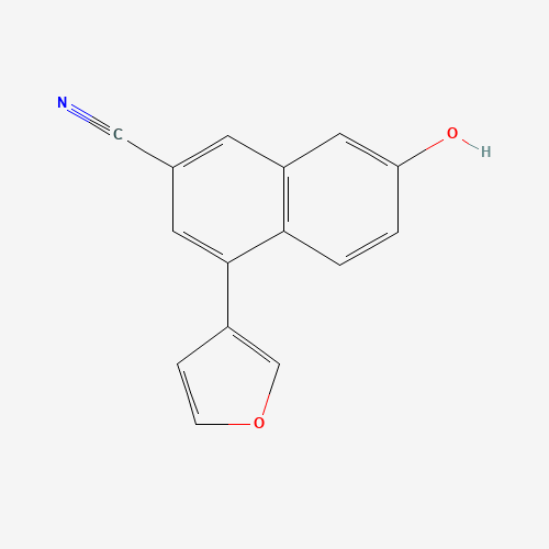 4-(furan-3-yl)-7-hydroxynaphthalene-2-carbonitrile (CAS: 156152-28-2) - Related Chemical Product