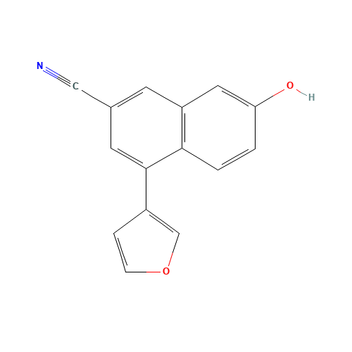 4-(furan-3-yl)-7-hydroxynaphthalene-2-carbonitrile (CAS: 156152-28-2) - Related Chemical Product