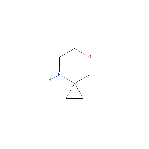 7-oxa-4-azaspiro[2.5]octane (CAS: 126616-59-9) - Chemical Structure and Molecular Formula 