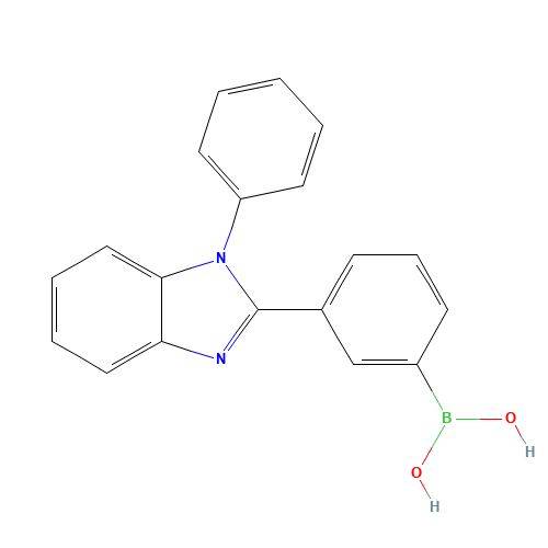 [3-(1-phenylbenzimidazol-2-yl)phenyl]boronic acid (CAS: 1214723-26-8) - Related Chemical Product