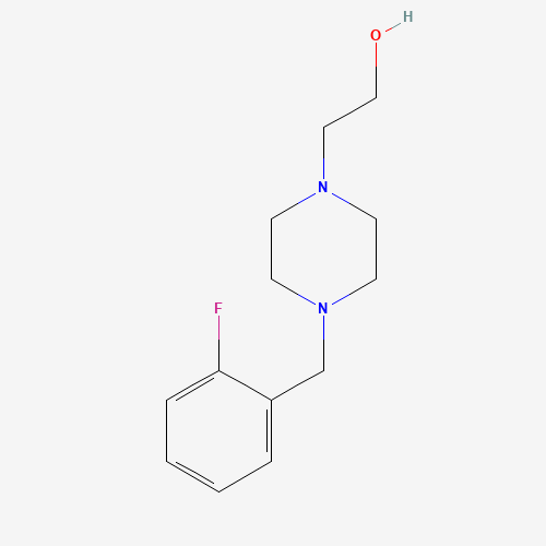 2-[4-[(2-fluorophenyl)methyl]piperazin-1-yl]ethanol (CAS: 215654-93-6) - Related Chemical Product