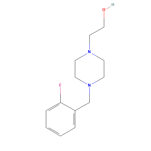 2-[4-[(2-fluorophenyl)methyl]piperazin-1-yl]ethanol (CAS: 215654-93-6) - Related Chemical Product