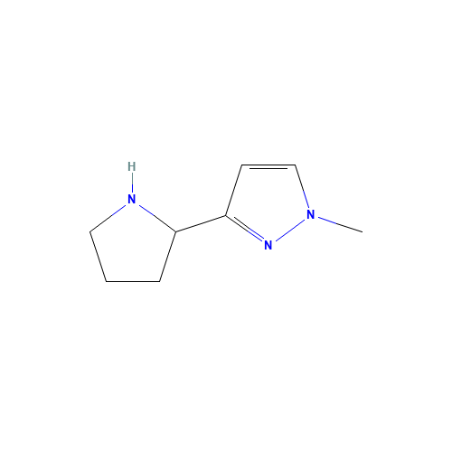 1-methyl-3-pyrrolidin-2-ylpyrazole (CAS: 1169954-20-4) - Related Chemical Product
