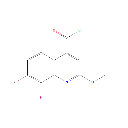 7,8-difluoro-2-methoxyquinoline-4-carbonyl chloride (CAS: 1125702-48-8) - Related Chemical Product