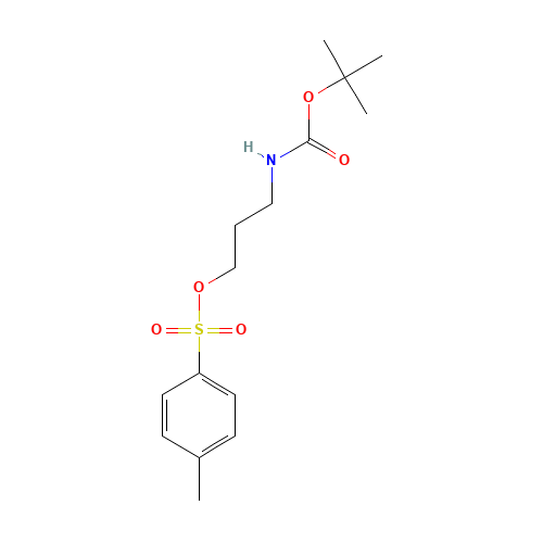 3-[(2-methylpropan-2-yl)oxycarbonylamino]propyl 4-methylbenzenesulfonate (CAS: 80909-96-2) - Related Chemical Product
