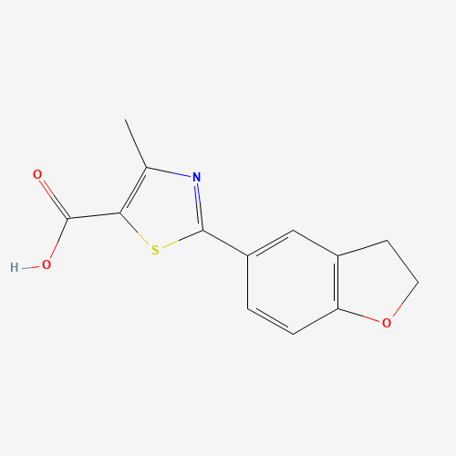 2-(2,3-dihydro-1-benzofuran-5-yl)-4-methyl-1,3-thiazole-5-carboxylic acid (CAS: 690632-04-3) - Related Chemical Product