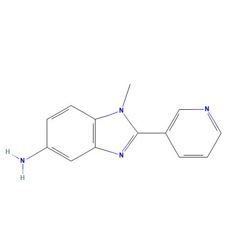1-methyl-2-pyridin-3-ylbenzimidazol-5-amine (CAS: 894600-81-8) - Related Chemical Product