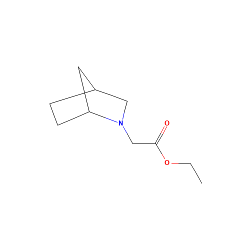ethyl 2-(3-azabicyclo[2.2.1]heptan-3-yl)acetate (CAS: 1250423-37-0) - Chemical Structure and Molecular Formula 