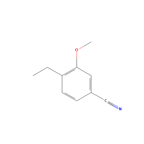 4-ethyl-3-methoxybenzonitrile (CAS: 1112851-55-4) - Chemical Structure and Molecular Formula 
