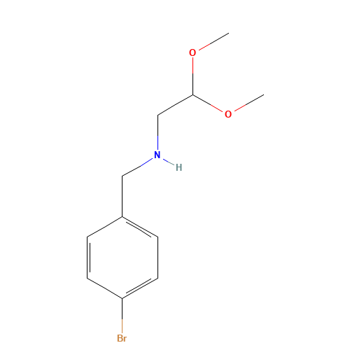 N-[(4-bromophenyl)methyl]-2,2-dimethoxyethanamine (CAS: 1036378-89-8) - Related Chemical Product