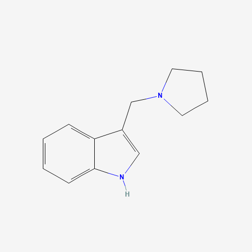 3-(pyrrolidin-1-ylmethyl)-1H-indole (CAS: 5379-94-2) - Related Chemical Product