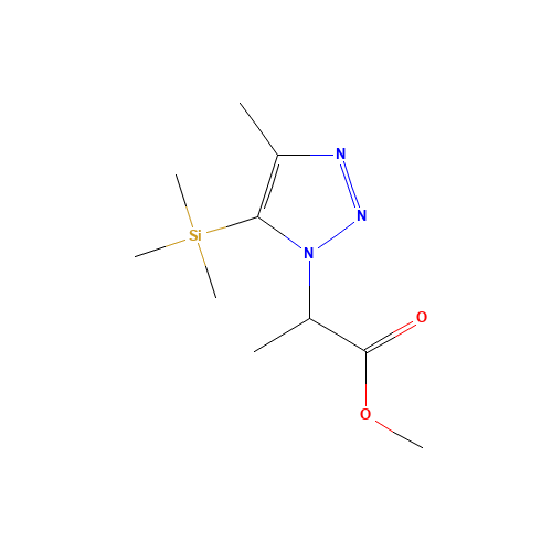 methyl 2-(4-methyl-5-trimethylsilyltriazol-1-yl)propanoate (CAS: 1190392-98-3) - Related Chemical Product