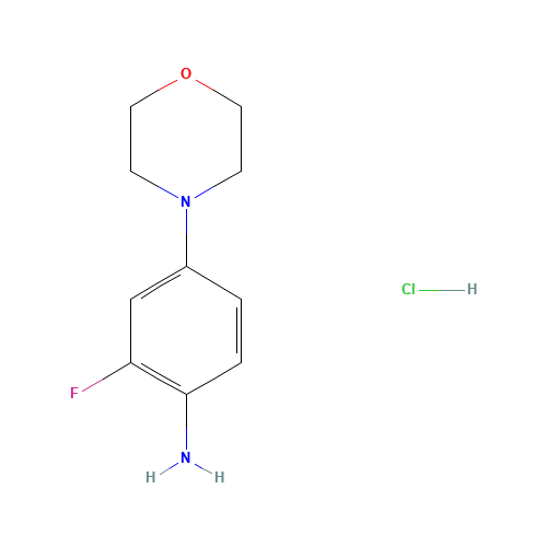 2-fluoro-4-morpholin-4-ylaniline;hydrochloride (CAS: 1187582-49-5) - Related Chemical Product