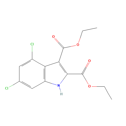 diethyl 4,6-dichloro-1H-indole-2,3-dicarboxylate (CAS: 146012-24-0) - Related Chemical Product