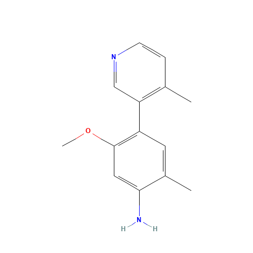 5-methoxy-2-methyl-4-(4-methylpyridin-3-yl)aniline (CAS: 1357094-77-9) - Related Chemical Product