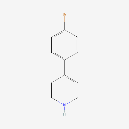 4-(4-bromophenyl)-1,2,3,6-tetrahydropyridine (CAS: 91347-99-8) - Chemical Structure and Molecular Formula 