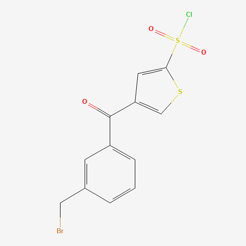 4-[3-(bromomethyl)benzoyl]thiophene-2-sulfonyl chloride (CAS: 118993-72-9) - Related Chemical Product