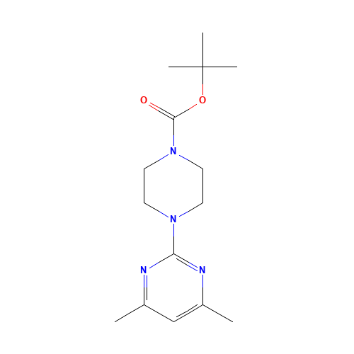tert-butyl 4-(4,6-dimethylpyrimidin-2-yl)piperazine-1-carboxylate (CAS: 124894-09-3) - Related Chemical Product