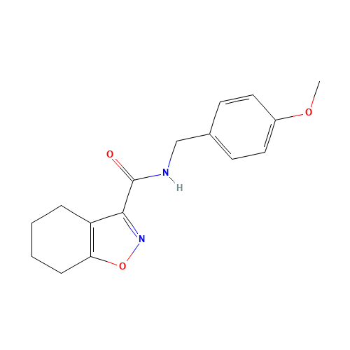 N-[(4-methoxyphenyl)methyl]-4,5,6,7-tetrahydro-1,2-benzoxazole-3-carboxamide (CAS: 909862-50-6) - Related Chemical Product
