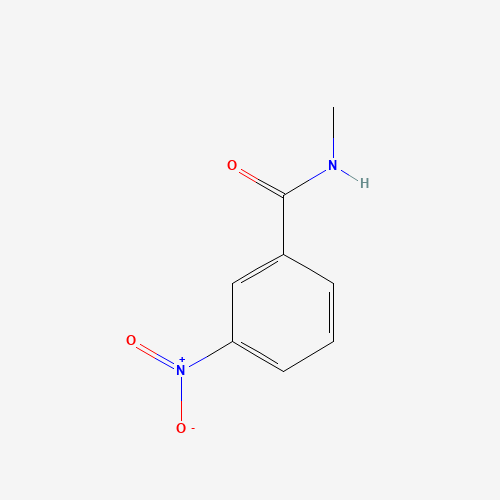 N-methyl-3-nitrobenzamide (CAS: 3400-26-8) - Chemical Structure and Molecular Formula 