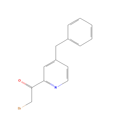 1-(4-benzylpyridin-2-yl)-2-bromoethanone (CAS: 1420469-94-8) - Related Chemical Product