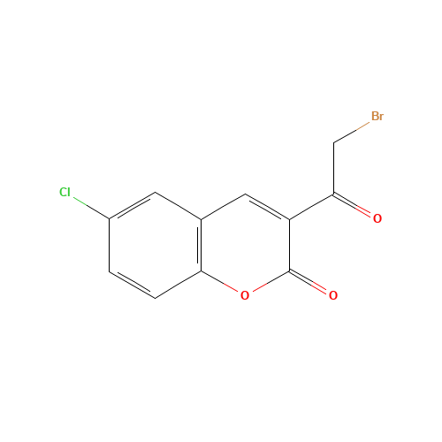 3-(2-bromoacetyl)-6-chlorochromen-2-one (CAS: 106577-99-5) - Related Chemical Product