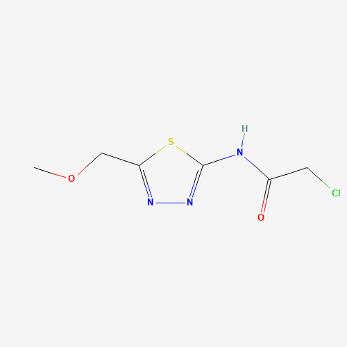 2-chloro-N-[5-(methoxymethyl)-1,3,4-thiadiazol-2-yl]acetamide (CAS: 876710-55-3) - Related Chemical Product