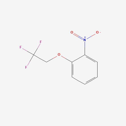 1-nitro-2-(2,2,2-trifluoroethoxy)benzene (CAS: 87014-28-6) - Chemical Structure and Molecular Formula 