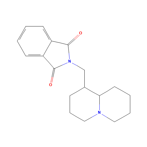 2-(2,3,4,6,7,8,9,9a-octahydro-1H-quinolizin-1-ylmethyl)isoindole-1,3-dione (CAS: 99812-93-8) - Related Chemical Product