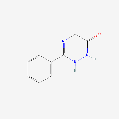 3-phenyl-2,5-dihydro-1H-1,2,4-triazin-6-one (CAS: 82507-66-2) - Chemical Structure and Molecular Formula 