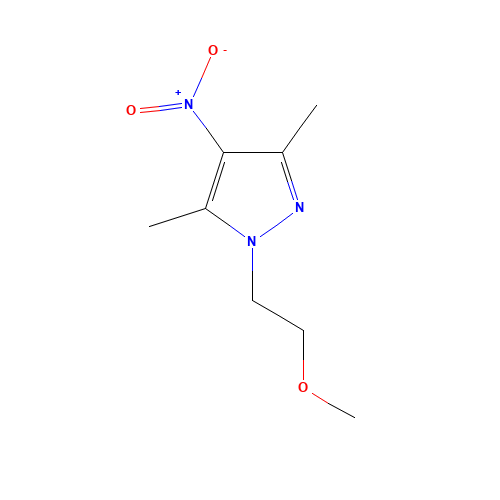 1-(2-methoxyethyl)-3,5-dimethyl-4-nitropyrazole (CAS: 1257553-59-5) - Related Chemical Product
