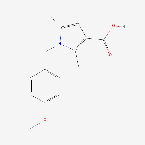 1-[(4-methoxyphenyl)methyl]-2,5-dimethylpyrrole-3-carboxylic acid (CAS: 1019118-04-7) - Related Chemical Product