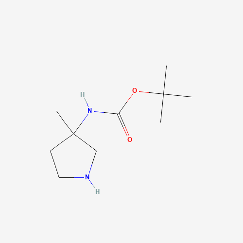 tert-butyl N-(3-methylpyrrolidin-3-yl)carbamate (CAS: 147459-52-7) - Related Chemical Product