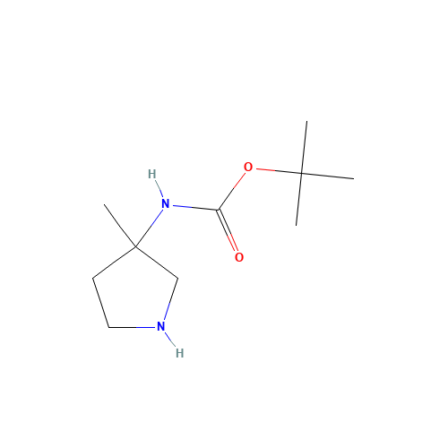 tert-butyl N-(3-methylpyrrolidin-3-yl)carbamate (CAS: 147459-52-7) - Related Chemical Product